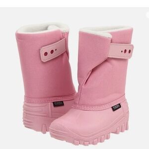 Tundra Toddler Girl’s Pink Snow Boots Size 8